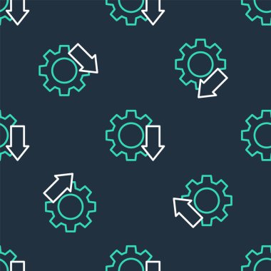 Satır Maliyet azaltma simgesi siyah arkaplanda izole edilmiş pürüzsüz desen. Vektör