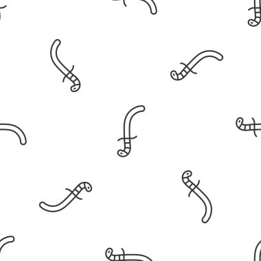 Gri çizgi Ortaçağ kılıç ikonu beyaz arka planda kusursuz desen izole etti. Ortaçağ silahı. Vektör