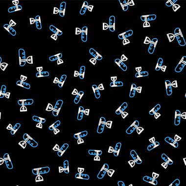 Güzel bir davet simgesi için ilk hat komünyon sembolleri siyah arkaplanda izole edilmiş kusursuz desen. Vektör