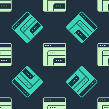 Yeşil ve bej yazılımlar, web geliştirici programlama kod simgesi mavi arkaplanda izole edilmiş pürüzsüz desen. Program kodunun rastgele bilgisayar betiği parçalarını Javascript et. Vektör