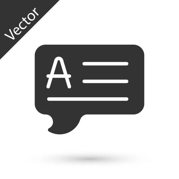 버블에 아이콘 배경에 분리되어 있습니다 Faq 스피릿 Vector — 스톡 벡터