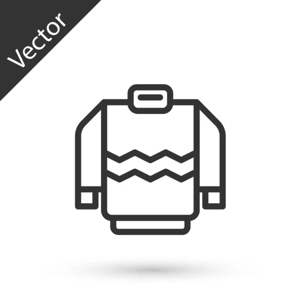 라인스 아이콘은 배경에서 분리되었습니다 아이콘 스웨트 사인이야 Vector — 스톡 벡터