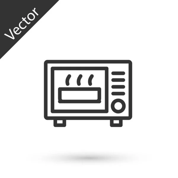 마이크로 웨이브 아이콘은 배경에서 됩니다 가전제품 아이콘 Vector — 스톡 벡터