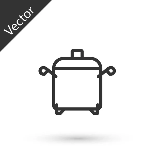 아이콘은 배경에서 분리되었다 삶거나 음식의 Vector — 스톡 벡터