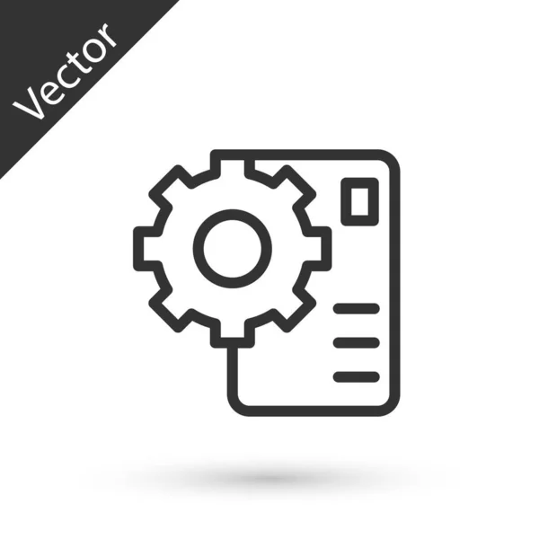 네트워크 아이콘은 배경에 분리되어 있습니다 인공지능 인공지능 인공지능 Vector — 스톡 벡터