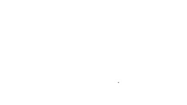 Tarayıcı penceresi simgesi beyaz arkaplanda izole edilmiş siyah çizgi dizüstü bilgisayarı. Boş ekran işaretli bilgisayar defteri. 4K Video hareketli grafik canlandırması