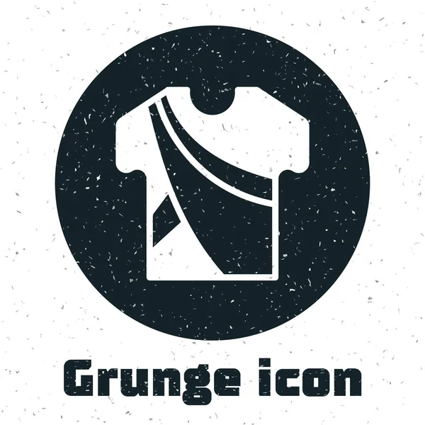 Grunge Hombre Indio Vestido Tradicional Ropa Hindú Con Icono Camisa — Vector de stock