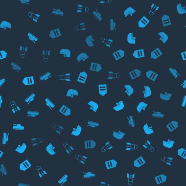 Havacılık bombası, askeri miğfer, sembol ve tankı kusursuz şekilde ayarlayın. Vektör