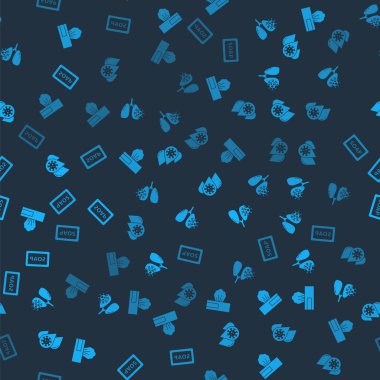 Islak mendil paketini, akciğerdeki virüs hücrelerini, kan testini ve virüsü ve sabun kalıbını kusursuz bir şekilde ayarla. Vektör