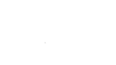 Beyaz arka planda para ikonu olan siyah çizgi mıknatısı. Yatırım ve para çekme kavramı. Büyük işletmelerin kazanç kaynağı ve başarısı. 4K Video hareketli grafik canlandırması