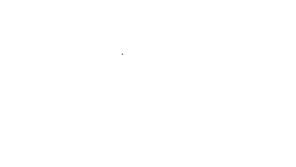 Черная строка в файле MP3. Иконка кнопки mp3 выделена на белом фоне. Знак музыкального формата Mp3. Символ MP3 файла. Видеографическая анимация 4K — стоковое видео