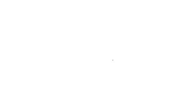 Siyah çizgi su bırakma yüzdesi simgesi beyaz arkaplanda izole edildi. Nem analizi. 4K Video hareketli grafik canlandırması