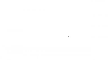 Beyaz arka planda izole edilmiş yumurta ikonu için siyah çizgi kuvözü. 4K Video hareketli grafik canlandırması