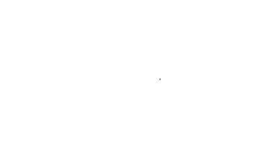 Beyaz arkaplanda siyah çizgi fırın simgesi izole edildi. Fırın tabelası. 4K Video hareketli grafik canlandırması