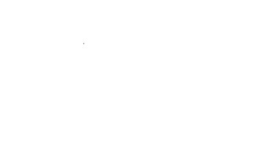 Tevrat siyah çizgi kaydırma simgesi beyaz arkaplanda izole edildi. Genişletilmiş Yahudi Tevrat 'ı. David 'in Yıldızı sembolü. Eski parşömen tomarı. 4K Video hareketli grafik canlandırması