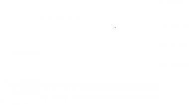 Beyaz arkaplanda siyah çizgi POS terminali ve eklenmiş kredi kartı ve yazdırılmış alıcı simgesi var. NFC ödeme konsepti. 4K Video hareketli grafik canlandırması