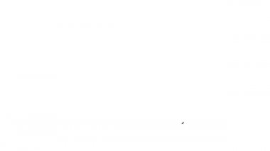 Siyah çizgi futbol stadyumu ikonu beyaz arka planda izole edildi. Futbol sahası. 4K Video hareketli grafik canlandırması