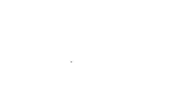 Navigateur ligne noire avec icône de bouclier isolé sur fond blanc. Sécurité, sûreté, protection, concept de vie privée. Animation graphique de mouvement vidéo 4K — Video
