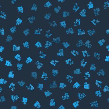 Güç bankası ayarlarını, Router ve wi-fi 'yi, mobil uygulamaları ve tost makinesini sorunsuz bir şekilde ayarla. Vektör