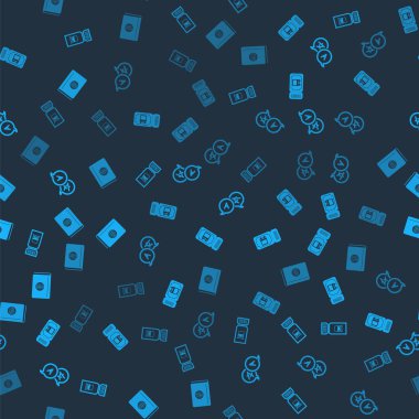 Tren biletini, otobüs, çevirmen ve kapak kitabı seyahat rehberini pürüzsüz bir şablona ayarla. Vektör