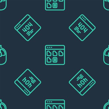 Satır Tarayıcı dosyalarını, sayfa 404 hatasını ve Bilgisayar faresini pürüzsüz desende ayarla. Vektör