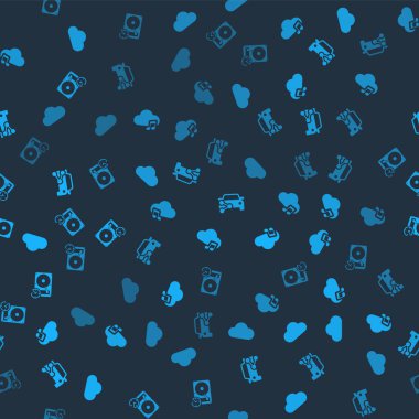 Müzik akış servisini, araba paylaşımını ve sabit diski saat yönünde kusursuz bir şekilde ayarla. Vektör