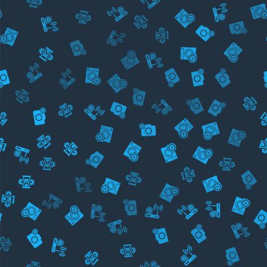 Yönlendirici ve kablosuz ağ ayarlarını, çamaşır makinesini, fotoğraf makinesini ve kum saatini kusursuz şekilde ayarla. Vektör