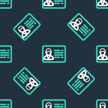 Çizgi tanımlama rozeti simgesi siyah arkaplanda izole edilmiş. Sunum için, şirketin kimliği için, reklam için kullanılabilir. Vektör.