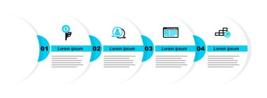 Satır Finansal Büyüme Tarayıcı Pencere Başlatma Projesi konsepti ve Dolar bitki simgesi belirle. Vektör.