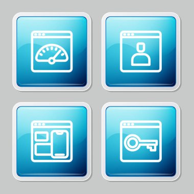 Satır Dijital Hız Ölçer Web geliştirici programlama kodu oluştur ve sitenizi HTTPS SSL simgesi ile güvene alın. Vektör.