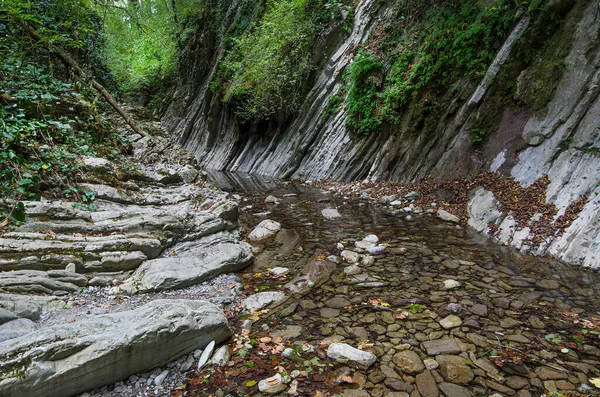 Gorge Mamed Gap Nelle Montagne Del Caucaso Vicino Lazarevskoye — Foto Stock