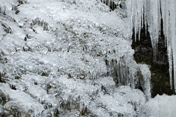 Ice on rocks — Stock Photo, Image