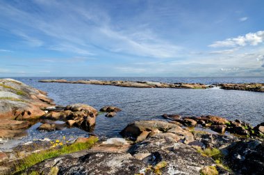 beyaz deniz kıyısında