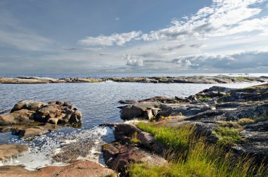 beyaz deniz kıyısında