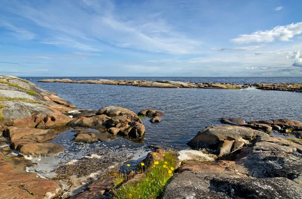 Küste des weißen Meeres — Stockfoto