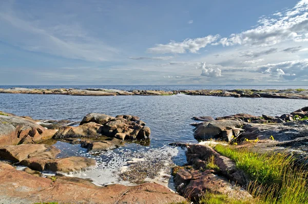 Kust van de Witte Zee — Stockfoto