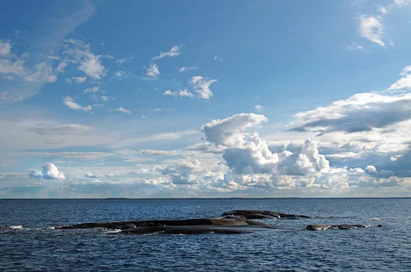 Узбережжя Білого моря — стокове фото