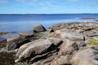 beyaz deniz kıyısında