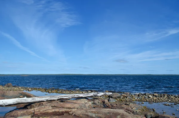 Küste des weißen Meeres — Stockfoto