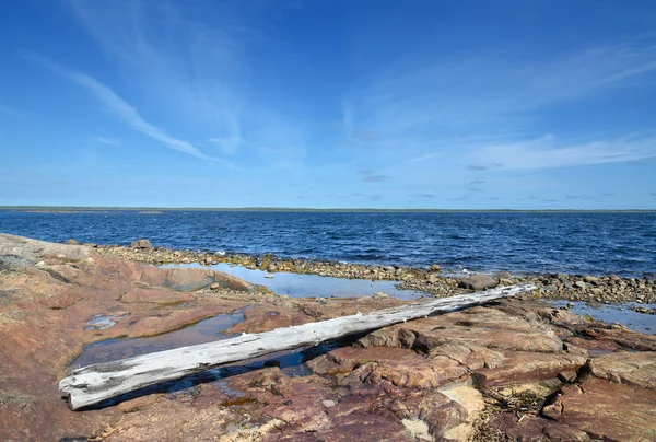 Küste des weißen Meeres — Stockfoto