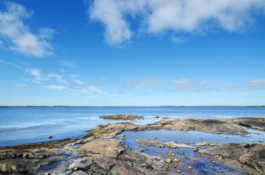 beyaz deniz kıyısında