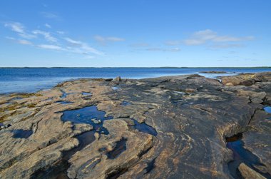beyaz deniz kıyısında