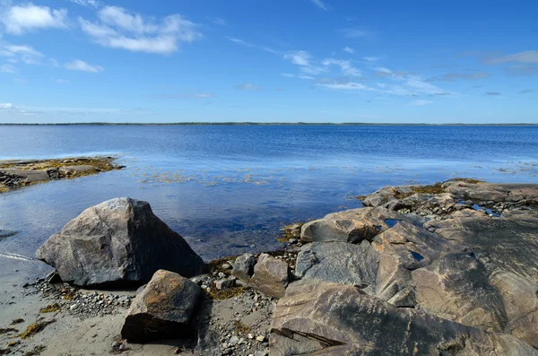 Kust van de Witte Zee — Stockfoto