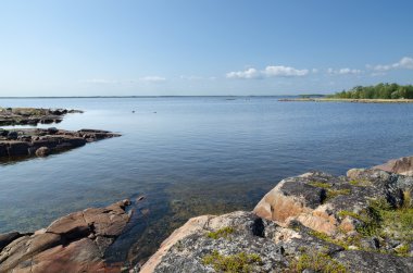 beyaz deniz kıyısında