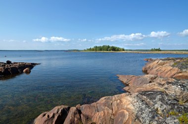 beyaz deniz kıyısında