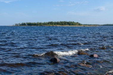 beyaz deniz kıyısında