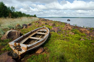 beyaz deniz kıyısında