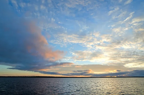 Dawn by the White sea — Stock Photo, Image