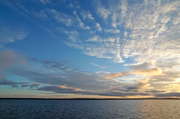 Dawn by the White sea — Stock Photo, Image