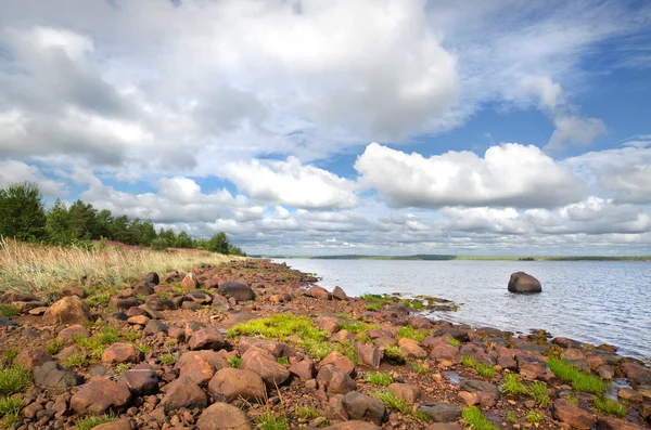 Kust van de Witte Zee — Stockfoto